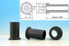 100x 12mm 0000 AWG BLACK Rubber Cable Sleeve Fitting End Cover Tubing Protector, used for sale  Shipping to South Africa