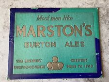 Vintage marstons burton for sale  BURTON-ON-TRENT