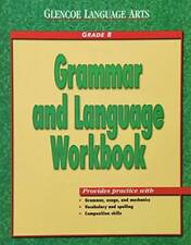 Libro de trabajo de gramática y lenguaje Glencoe grado 8 - libro de bolsillo - BUENO segunda mano  Embacar hacia Mexico