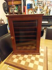 Vintage George V 1931 Reeves & Sons Wooden Display Glass Door Wall Cabinet 53cm for sale  Shipping to South Africa