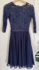 Kleid swing dunkelblau gebraucht kaufen  Quedlinburg