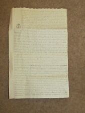 1824 vellum indenture for sale  NORTHWICH