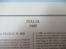Italia 1989 fogli usato  Bologna