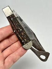 Folding Bowie Pocketknife Wade & Butcher Sheffield, Marbles Safety Hunting Knife for sale  Shipping to South Africa