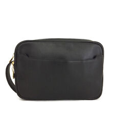 Usado, Segunda bolsa de couro Yves Saint Laurent preta/4Y0304 comprar usado  Enviando para Brazil