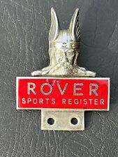 Rover sports register for sale  BACUP
