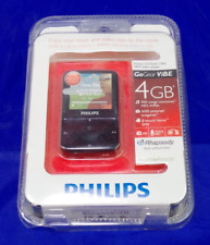 MP3 player Philips GoGEAR ViBE 4GB videoclipe preto não usado comprar usado  Enviando para Brazil