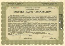 Kolster radio corporation for sale  Portsmouth