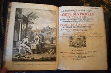 Traité stéréotomie 1737 d'occasion  Paris VIII