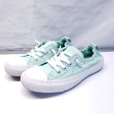 CONVERSE ALL STAR SHORELINE Mint Green Eyelet Lace Sneakers Women’s Size 7, usado comprar usado  Enviando para Brazil