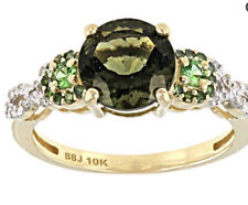 Moldavite gold ring for sale  Clearlake