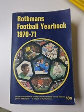 rothmans football yearbook 1970 for sale  STOCKTON-ON-TEES