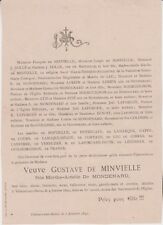 1892 faire part d'occasion  Toulouse-