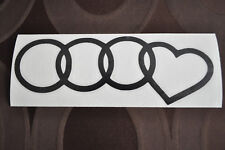 Love audi autocollant d'occasion  Freyming-Merlebach