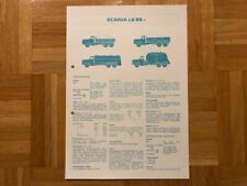 Prospekt Scania 85 LS85s 1971 Broschüre Brochure Catalog Katalog LS 85 s comprar usado  Enviando para Brazil