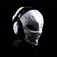 Máscara artística portátil casco blanco Machine56 MKX-F2/WF02/FIN Cyberpunk Mech Cosplay segunda mano  Embacar hacia Argentina