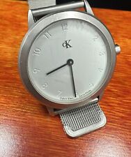 Reloj vintage redondo Calvin Klein K3132 acero inoxidable segunda mano  Embacar hacia Argentina