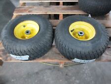 JOHN DEERE LA115 RIDING MOWER FRONT WHEELS AND TIRES 15X6.00-6 (PAIR SET), used for sale  Shipping to South Africa