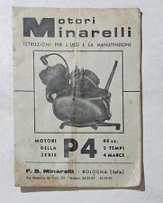 Usado, I112749 105crt/ Uso e Manutenzione - Motori Minarelli - Serie P4 48 cc. 2 tempi segunda mano  Embacar hacia Argentina