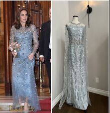 Jenny Packham Embellished Cape Gown US size 8 for sale  Shipping to South Africa