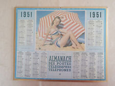 Ancien calendrier almanach d'occasion  France