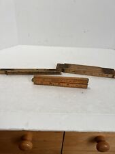 Usado, Lote de 3 medidas de cinta plegable de madera Stanley No.68, extensión Durall segunda mano  Embacar hacia Argentina