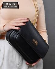 Black leather bags with pockets and magnetic closure, made of very high quality1, used for sale  Shipping to South Africa