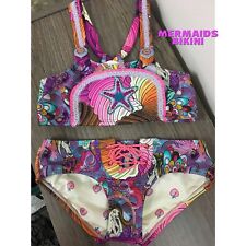 Kids Girls MERMAID Bikini swimwear swimsuit 8 for sale  Shipping to South Africa