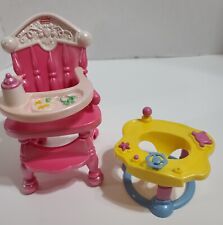 Mattel Loving Family High Chair & Simba Plastic Doll Walker Doll Furniture for sale  Shipping to South Africa