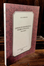 Luca serianni lezioni usato  Roma