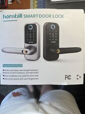 Hornbill Silver Fingerprint Smart Door Lock with Handle Keyless Entry for sale  Shipping to South Africa