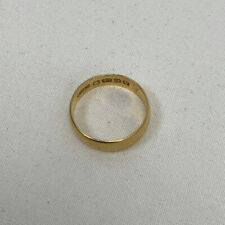 22ct Yellow Gold Hallmarked Ring Wedding Band 3.05g Size M - YEO C1, used for sale  BRISTOL