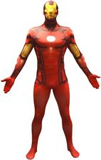 Official Marvel Iron Man Morphsuit Adult Superhero Fancy Dress Costume XL    B for sale  Shipping to South Africa