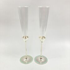 Used, KATE SPADE / LENOX Take the Cake 6 oz Champagne Toasting Flutes Pair Glasses for sale  Shipping to South Africa