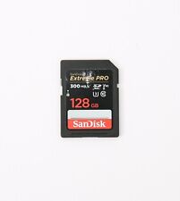 Tarjeta de memoria SD SanDisk Extreme PRO 128 GB SDXC Clase 10 V90 U3 velocidad de hasta 300 MB/s, usado segunda mano  Embacar hacia Argentina