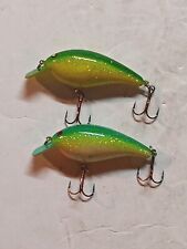 Used, 2 Norman Lures  Little N Gel  Coat 2&1/2" 3/8 oz. Showcase Display Lures Never U for sale  Shipping to South Africa