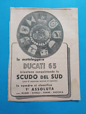 Pubblicita 1953 moto usato  Roma