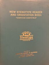 Stenotype reader orientation for sale  Sacramento