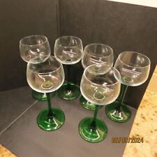 green stem wine glasses for sale  Shipping to Ireland