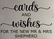 Personalised cards wishes for sale  BURY ST. EDMUNDS