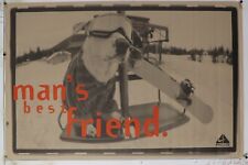 Nike MAN'S BEST FRIEND Great Dog  rare vintage poster 23.25" X 35.50" NOS (b565) for sale  Shipping to South Africa
