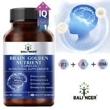 Cerebro Función Mental Focus 120 Cápsulas Dha,Vitamina B12,L-teanina, usado segunda mano  Embacar hacia Argentina