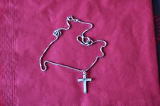 Pendentif croix argent d'occasion  Tessy-sur-Vire