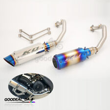 Slip-on For Yamaha Zuma 125 BWS 125 Exhaust System Front Link Pipe +Muffler Tips, used for sale  Shipping to South Africa