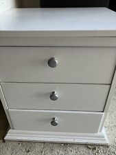 White bedside table for sale  RICKMANSWORTH