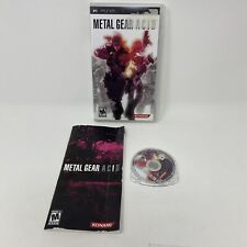 Metal Gear Acid Sony PSP, Sony Playstation Portátil Completo en Caja EN CAJA MGS segunda mano  Embacar hacia Argentina