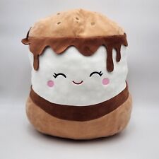 Usado, Travesseiro de pelúcia Squishmallows Carmelita the S'more 16 polegadas esquadrão de comida VEJA FOTOS comprar usado  Enviando para Brazil