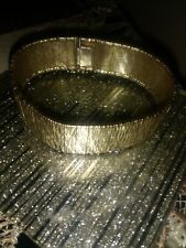 Gold tone bangle for sale  MANCHESTER