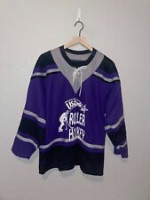90s CCM US On Wheels Roller Hocky Smarty #12 Purple Hockey Long Sleeve Jersey VT for sale  Shipping to South Africa