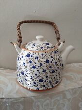 Enamel kettle exquisite for sale  HALIFAX